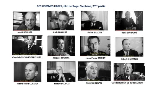 * DES HOMMES LIBRES, redécouvrir le film de Roger Stéphane