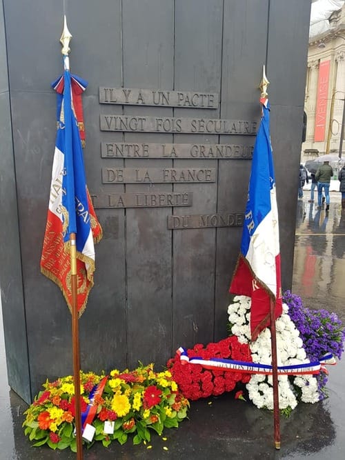 Paris - Cérémonie du souvenir le 10 novembre 2018