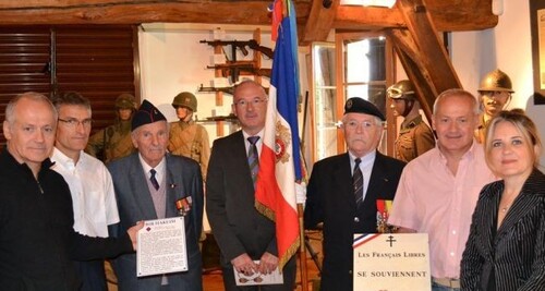 * Une donation de la France Libre au musée des combattants et de la liberté.