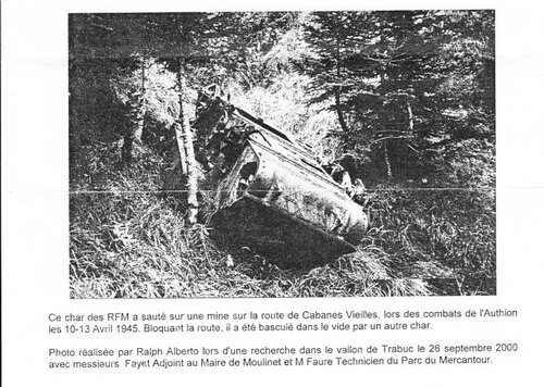 *Etape n° 46 - L'investissement du Massif de l'AUTHION - Journée du 11 avril 1945