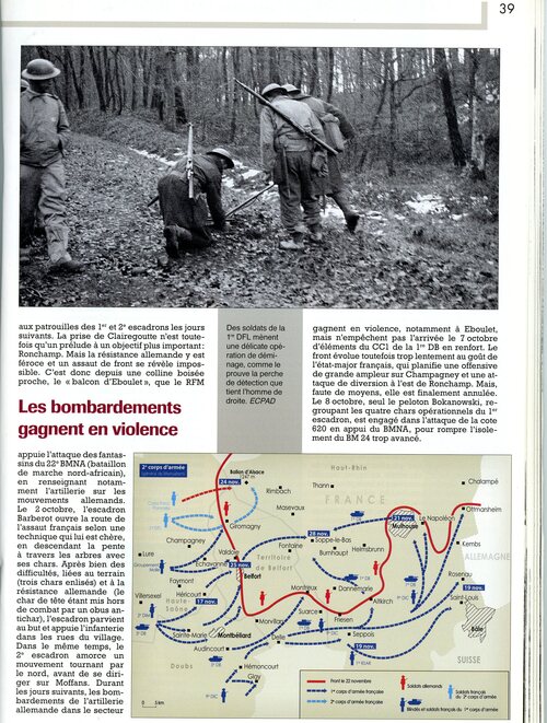 * Le 1er RFM dans les Vosges à l'automne 1944