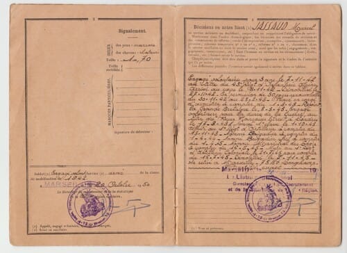 * Marcel JASSAUD, Brigadier du 1er RA, 1ère Division française Libre