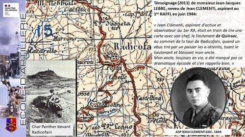 * Avril 2022 : Lieutenant colonel Jean-Claude Laurent-Champrosay - 1 - Le voyage d'études en Italie