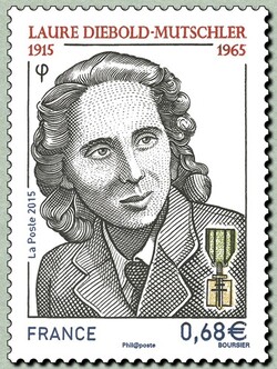 * Grands anniversaires de notre histoire nationale ou régionale.Un bel hommage à une femme d’exception. Laure Diebold Mutschler