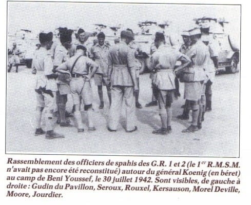 * Histoire des Spahis de la France Libre (1/4 : de l'escadron Jourdier au GRCA (Juillet 1940-Décembre 1941)