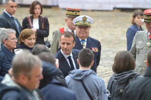 * Au Mont Valérien, commémoration du 78e anniversaire de l’Appel du 18 juin 1940