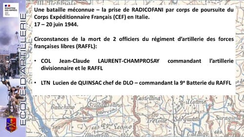 * Avril - Juin 2022 : Lieutenant colonel Jean-Claude Laurent-Champrosay - 1 - Le voyage d'études en Italie