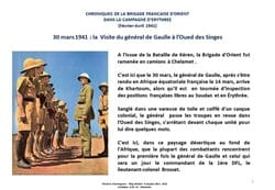 80e Anniversaire de la Campagne d'Erythrée (février-mars 1941)