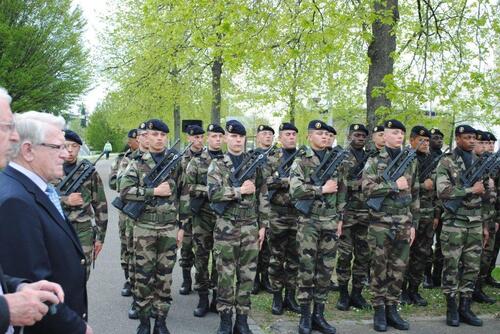 * Inauguration de la rue du BM 24 à Strasbourg le 16 avril 2015
