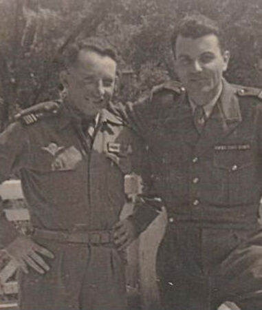 *  Michèle et Annick reviennent sur les traces de leur père, le commandant Marcel CHRETIEN