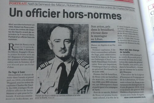 * Le Lieutenant colonel DE ROUX, un officier hors normes