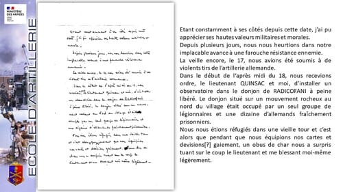 * Avril 2022 : Lieutenant colonel Jean-Claude Laurent-Champrosay - 1 - Le voyage d'études en Italie