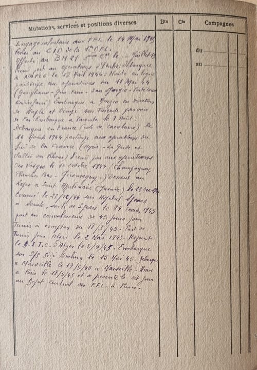 En souvenir de Michel Nessim MSICA (FFL du BM 21) - né et décédé au Havre (1923-2006)
