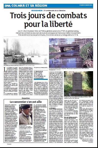 * La comméoration de GRUSSENHEIM