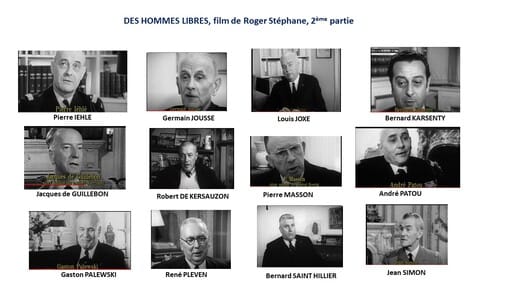 * DES HOMMES LIBRES, redécouvrir le film de Roger Stéphane