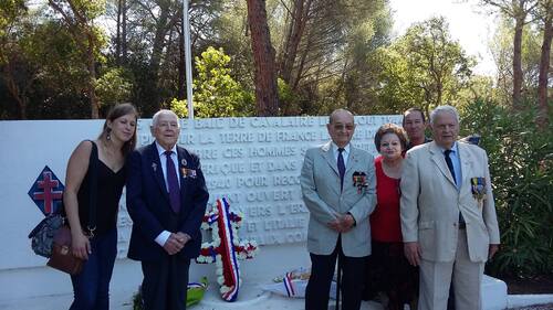 * Cérémonie du 73è anniversaire du Débarquement de la 1ère DFL en Provence