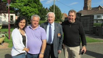 18 et 19 Mai - Des Anciens du B.M. 24 et des descendants étaient de retour à Obenheim