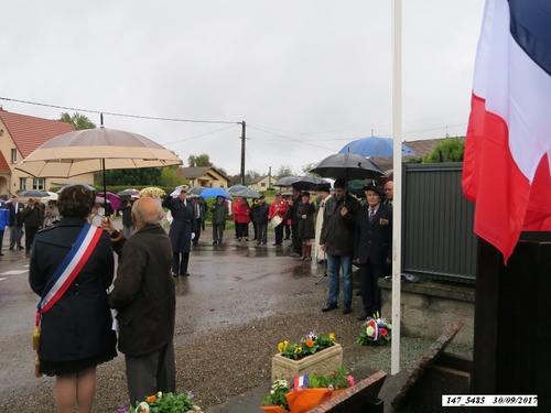 * Champagney-Éboulet, 73ème anniversaire de la Libération - 30 septembre 2017