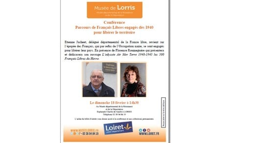 * Agenda : Conférence France Libre dans le Loiret 