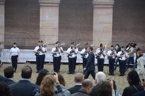 * Au Mont Valérien, commémoration du 78e anniversaire de l’Appel du 18 juin 1940
