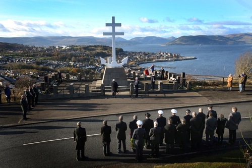 * 12 novembre 2017 : Remembrance à Greenock