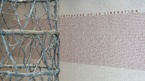 * Compagnons de la Libération - une scuplture inaugurée en mai dernier au Sénat