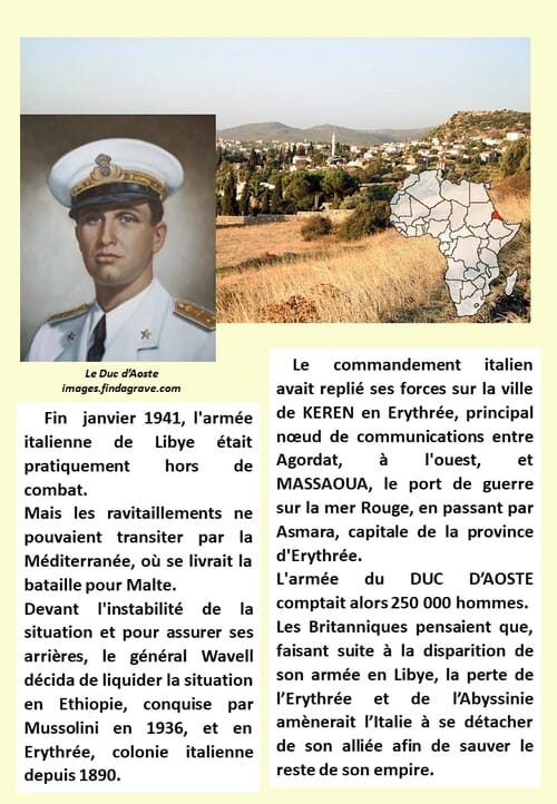 80e Anniversaire de la Campagne d'Erythrée (férier-mars 1941) Une introduction
