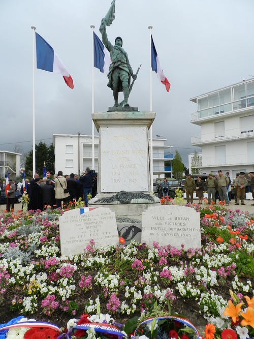 * Cérémonie du 70e anniversaire de la libération de Royan