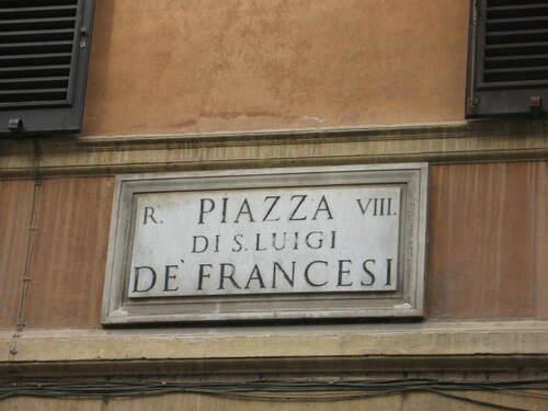 * ROME - Chemins de mémoire : l'Eglise Saint Louis des Français