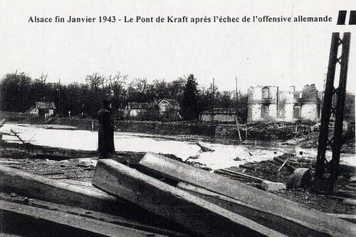 * 7 Janvier 1945 : La campagne d'Alsace de la 1ère DFL débute par la Défense de Strasbourg