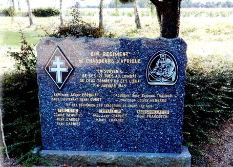 * Etape n° 38 - 18-27 janvier 1945 -  Légionnaires, B.M.XI, 8ème R.C.A. et 2ème D.B. dans les combats  d'Illhaeusern et des Bois d'Elsenheim