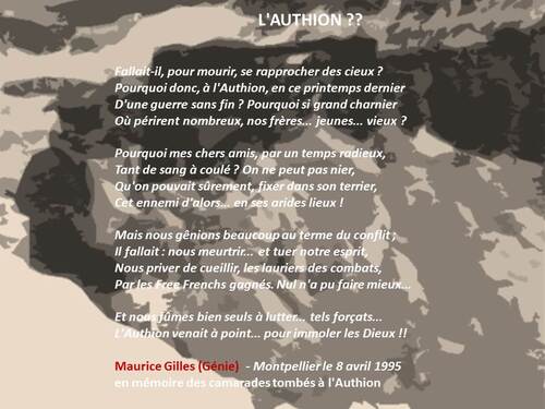 *Etape n° 44 - 10 Avril- 8 Mai 1945 - Pourquoi l'AUTHION ? Une introduction