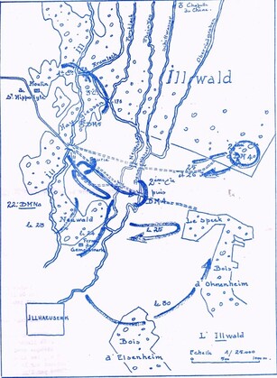 *Etape n° 40 - 25 Janvier 1945 -  Le sacrifice de la 2ème cie Chambarand du B.M 4 à l'Illwald suivi du portrait de Marie-Jeanne