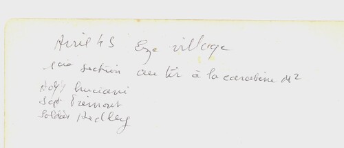 * Eze-Village. Avril 1945 - Précieuses photos de l'adjudant Cruciani
