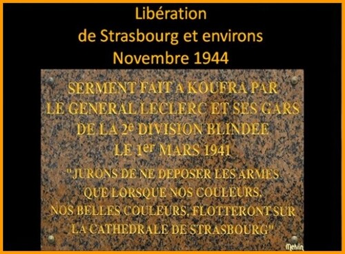 * Libération de Strasbourg et la bataille d'Obenheim 1944 - 1945