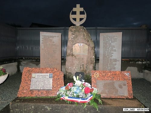 * Champagney-Éboulet, 75ème anniversaire de la Libération - Cérémonie au monument du 