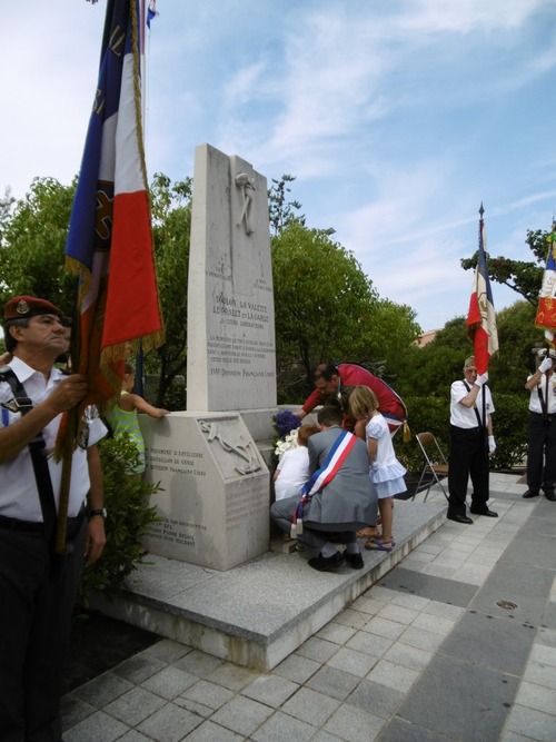 * 22 Aout 2014 : La Ville de LA GARDE a commémoré les combats pour sa Libération