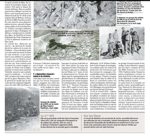 * Nice Matin et l'Authion : un  très bel article  