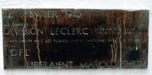 *Etape n° 42 - 31 Janvier 1945 : Fusiliers Marins, BM 21 et 2ème D.B. : la Campagne d'Alsace de la D.F.L se termine à MARCKOLSHEIM