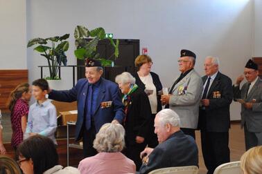 18 et 19 Mai - Des Anciens du B.M. 24 et des descendants étaient de retour à Obenheim