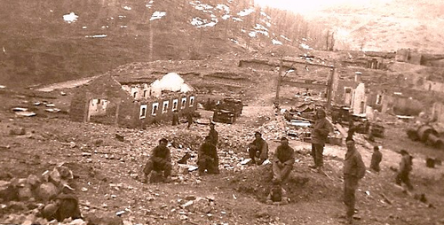 * Etape n° 47 - La chute des Forts du Massif de l'Authion - Journée du 12 Avril 1945