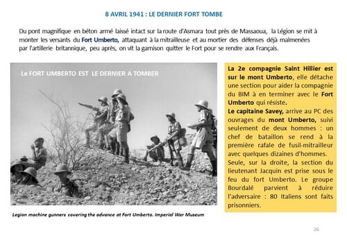 80e Anniversaire de la Campagne d'Erythrée (février-avril1941) - dernier épisode 7 : Et Massoua fut libéré !