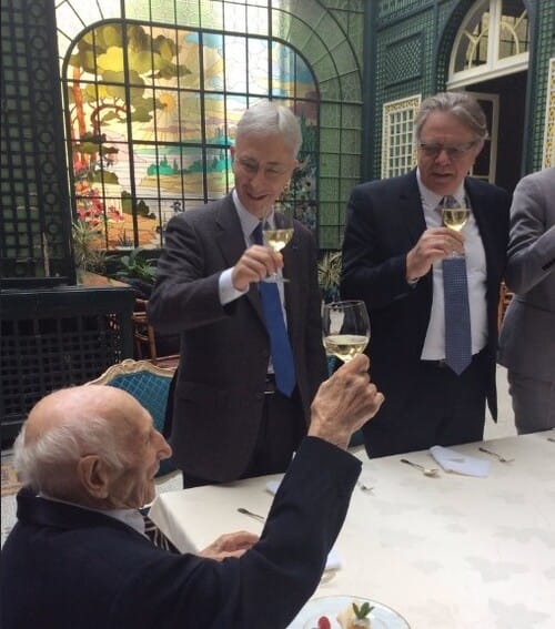 * Les 105 ans de Marcel Barbary fêté à la préfecture de la région Nouvelle-Aquitaine et de la Gironde.
