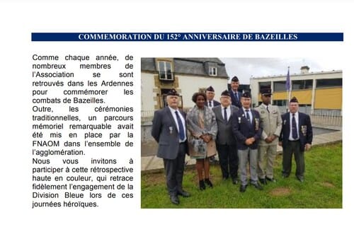 * Une riche année 2022 pour l'Association
