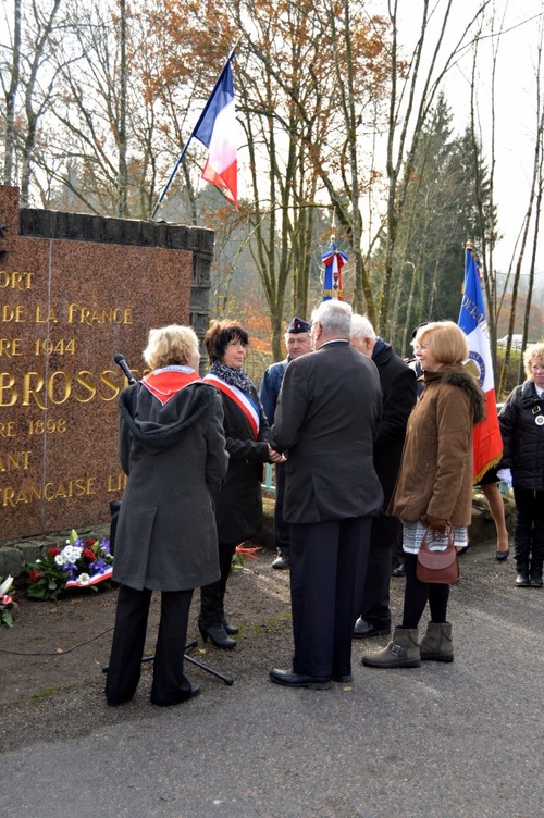20 Novembre- Voyage Mémoire de l'Amicale de la D.F.L. dans les Vosges et en Alsace : une première étape à Champagney et Andornay