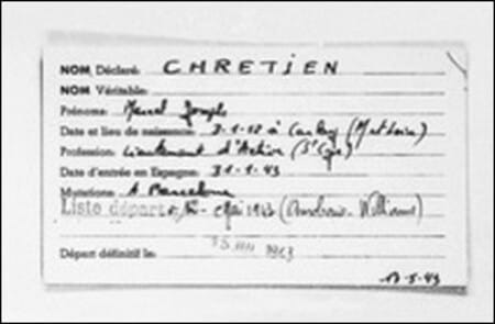 * Page souvenir - Marcel CHRETIEN un Saint-cyrien-résistant parmi d’autres - Ancien du B.M.5 de la 1ere DFL