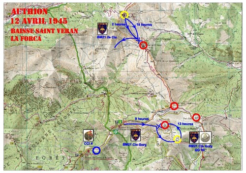 * Etape n° 47 - La chute des Forts du Massif de l'Authion - Journée du 12 Avril 1945