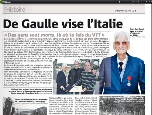 * Nice Matin et l'Authion : un  très bel article  