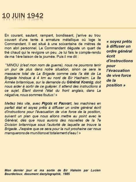 * René PIGOIS, Ancien du QG et de Bir Hakeim témoignait en 2014 sur le débarquement de Provence