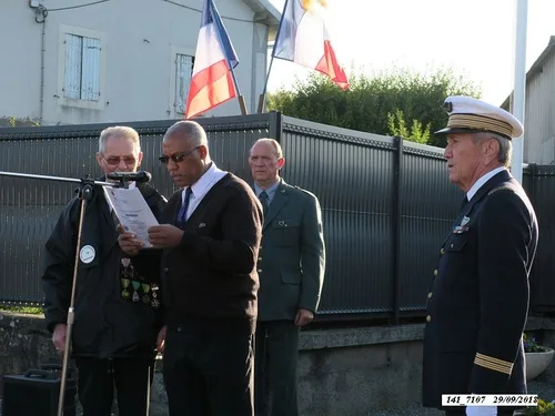 * 74 ème anniversaire de la libération de  Champagney- Éboulet - samedi 29 septembre 2018